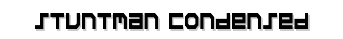 Stuntman Condensed font